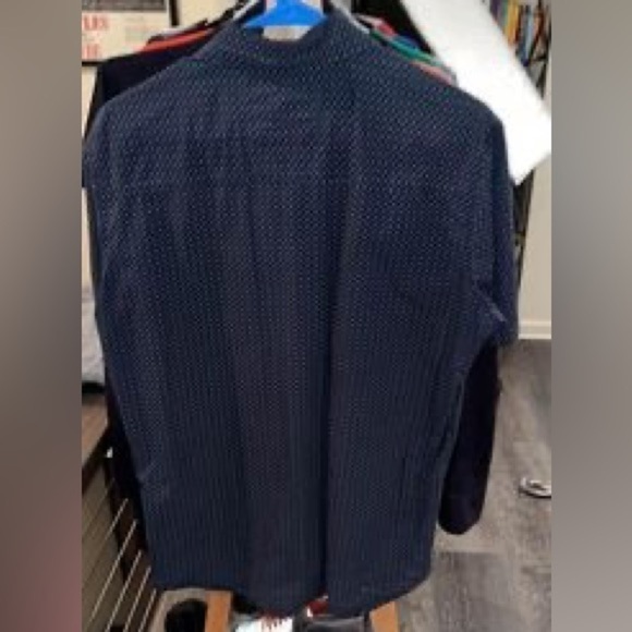 Hudson and Barrow Blue Shirt Mens Medium - Picture 3 of 3